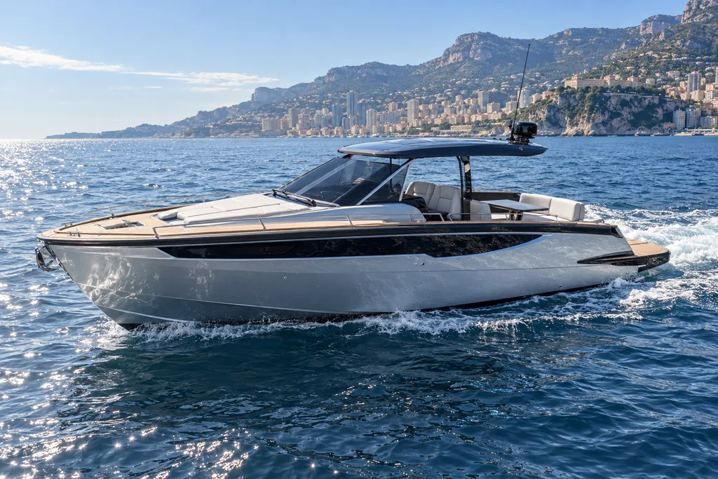 Focus Motor Yachts Forza 37 sur la côte de Monaco
