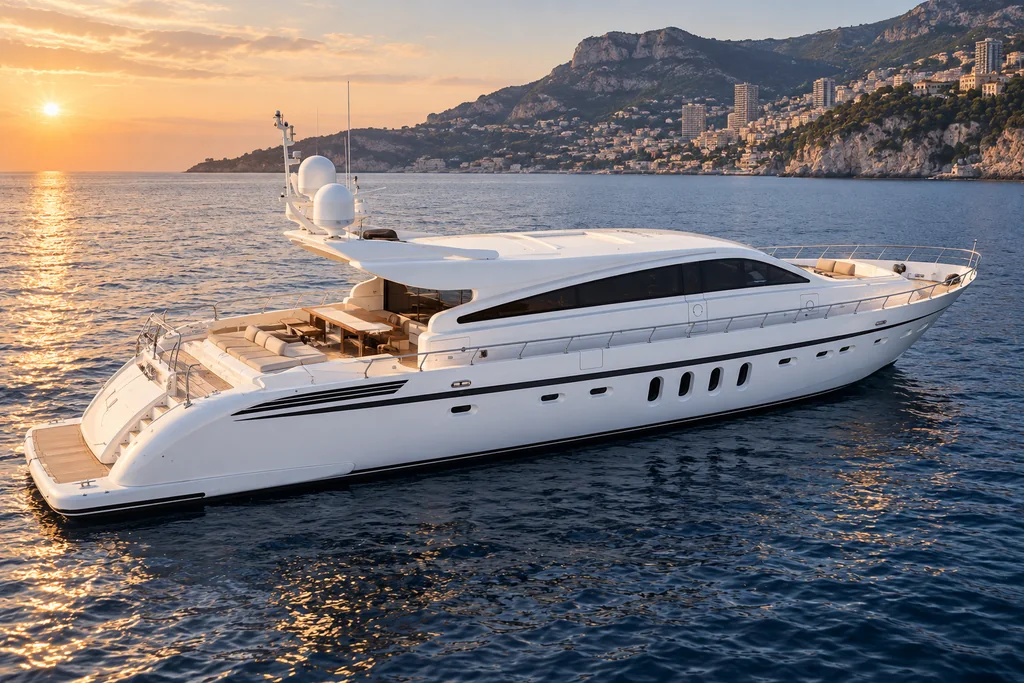 Leopard 31 sur la côte de Monaco