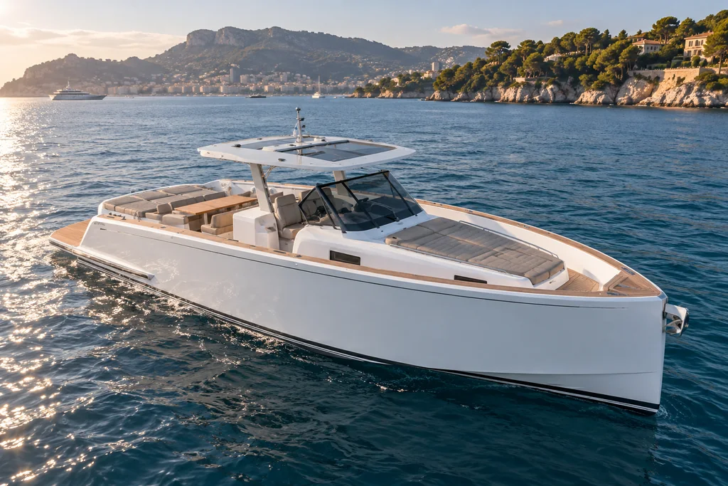 Pardo 43 sur la côte de Monaco
