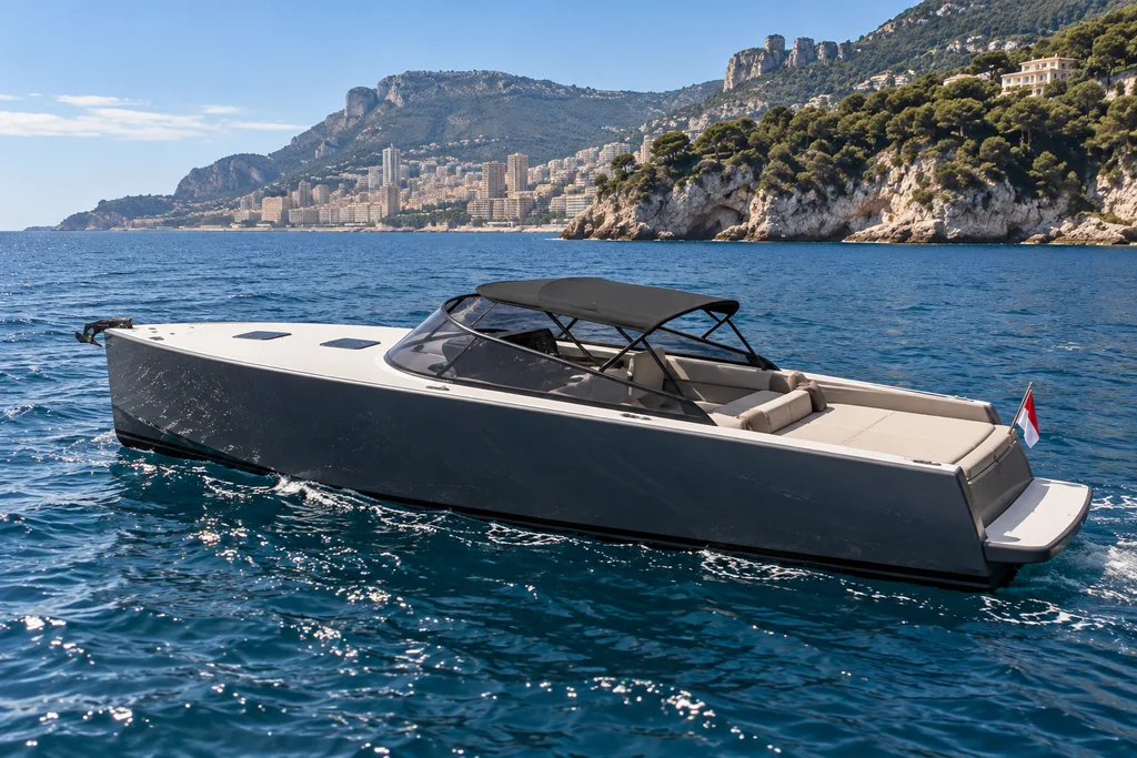 VanDutch 40 sur la côte de Monaco