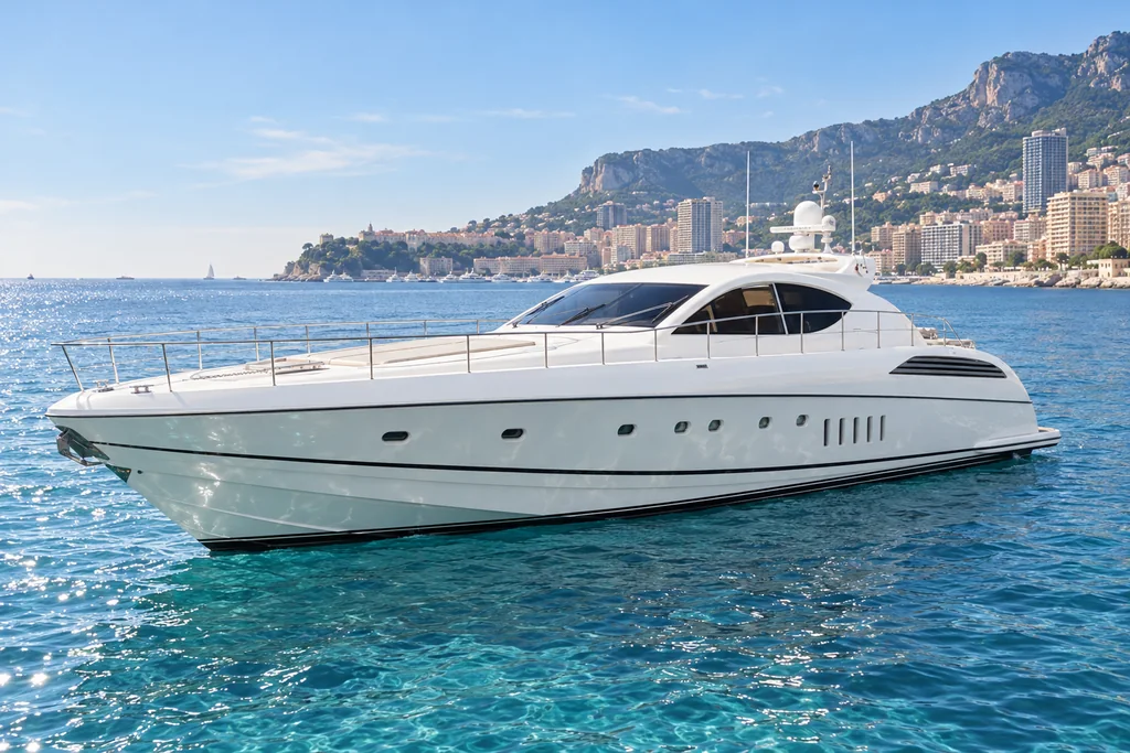 Leopard 24 on the Monaco coast