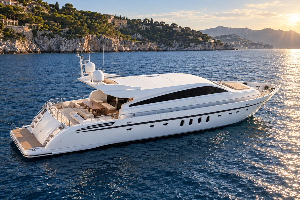 Leopard 31 model on the Monaco coast