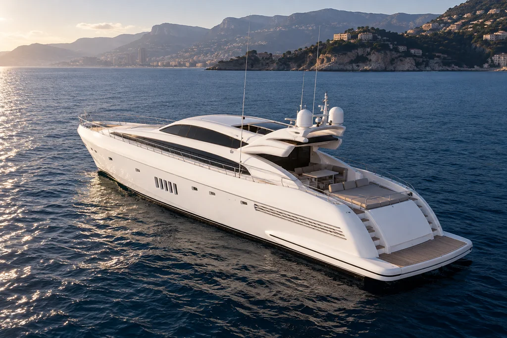 Mangusta 105 off Monaco