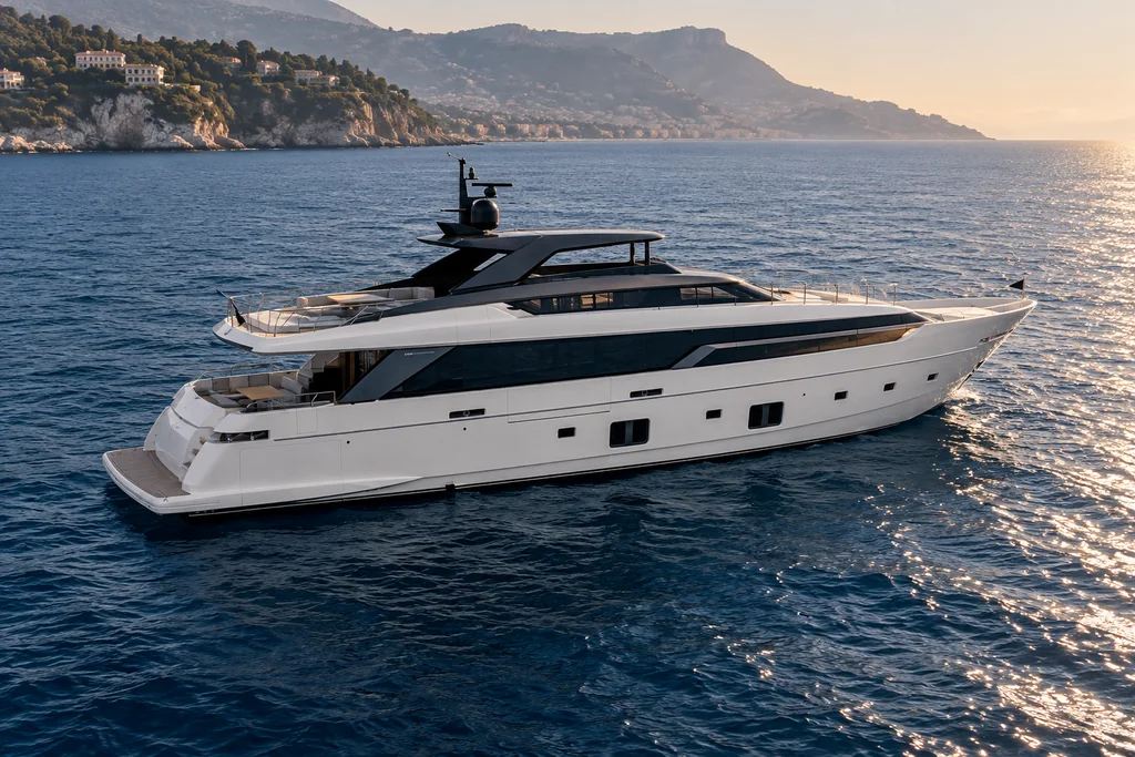 Illustrative Sanlorenzo SL120 Asymmetric near Monaco
