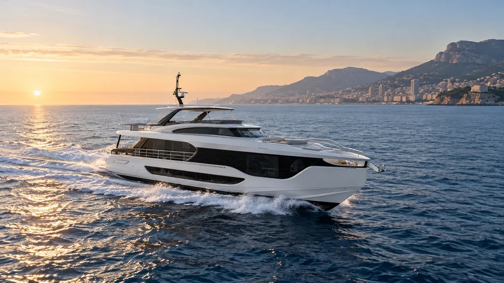 Azimut Grande 26M exterior near Monaco